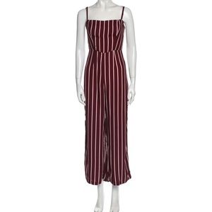 Reformation Striped Wideleg Jumpsuit